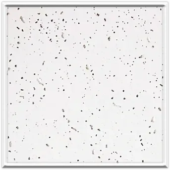 black ceiling tile grid